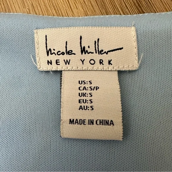 Nicole Miller Blue and Orange Floral Ruffle Front Tiered Maxi Dress size S - Picture 3 of 10